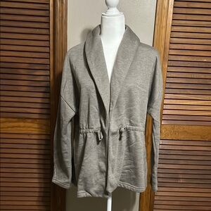 Fabletics Gray Cardigan Sweater
